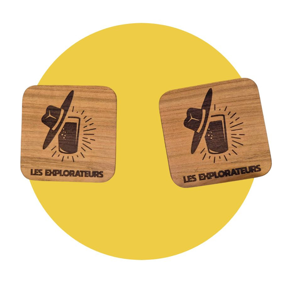 Sous bock pour les explorateurs